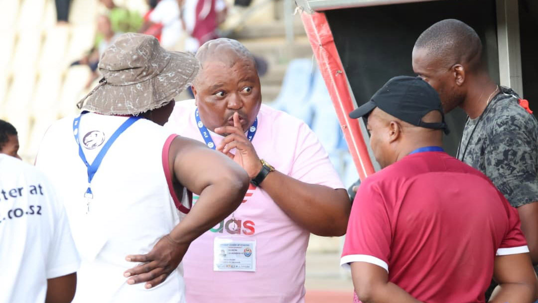 Manzini Wanderers' technical spent a lengthy spell at their dugout after their 1-4  loss to Tabankulu Celtics.